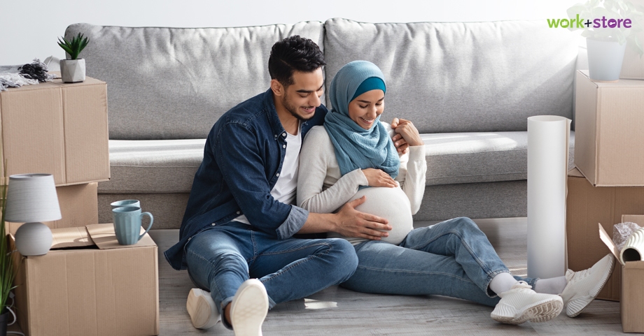 How Self-Storage Can Help To Declutter Your House Before Welcoming The New Member